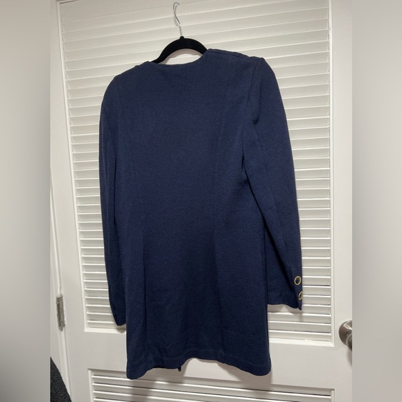 St. John Collection by Marie Gray Size 10 Navy Blazer - Picture 2 of 3